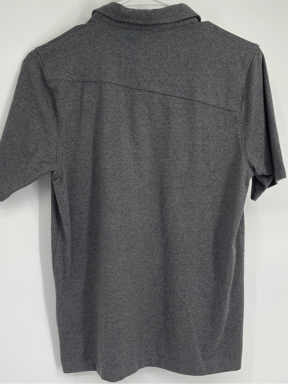 Volcom Gray Polo Shirt School Uniform Active Athleisure Minimalist Skate Classic